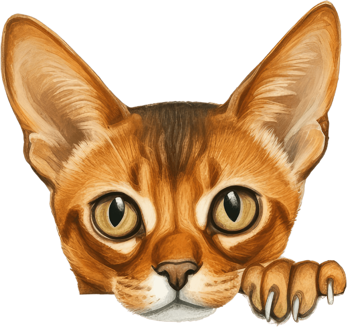 The Cat's Secret - Ready to Press DTF Transfers - Buy Bulk DTF