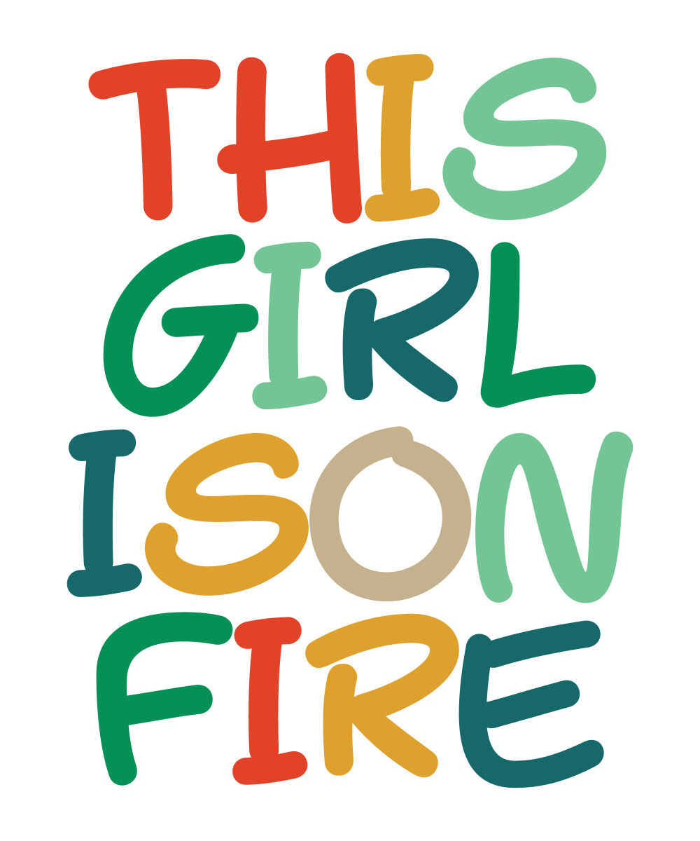 This Girl Is On Fire - Ready To Press DTF Transfer - Buy Bulk DTF