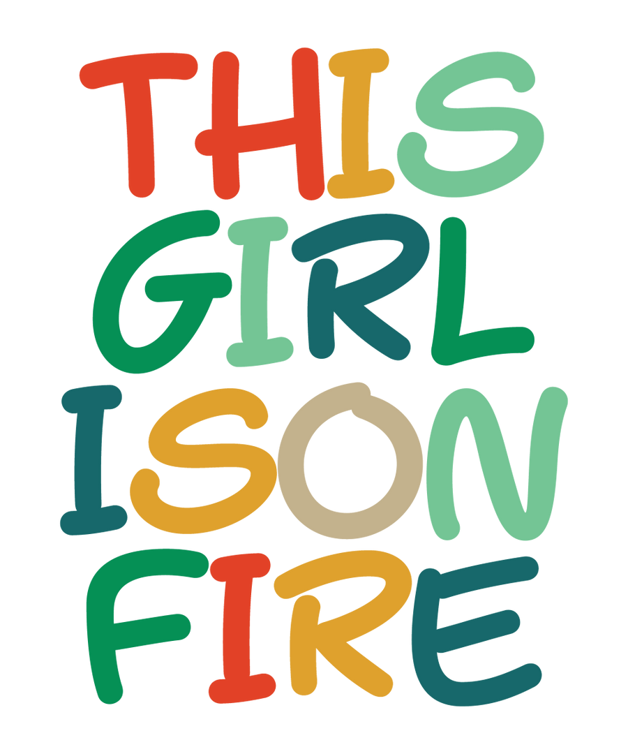 This Girl Is On Fire - Ready To Press DTF Transfer - Buy Bulk DTF