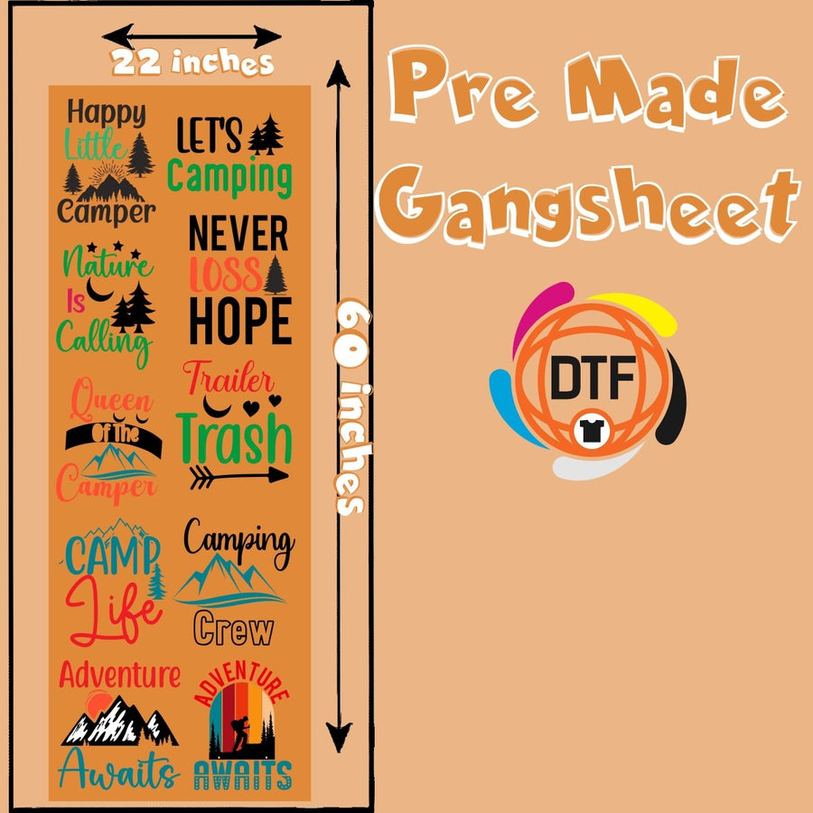 Trailblazer Gang Premade DTF Gangsheet - Buy Bulk DTF