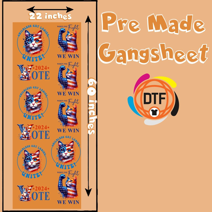 Trailblazer Harris Collective Premade DTF Gangsheet - Buy Bulk DTF