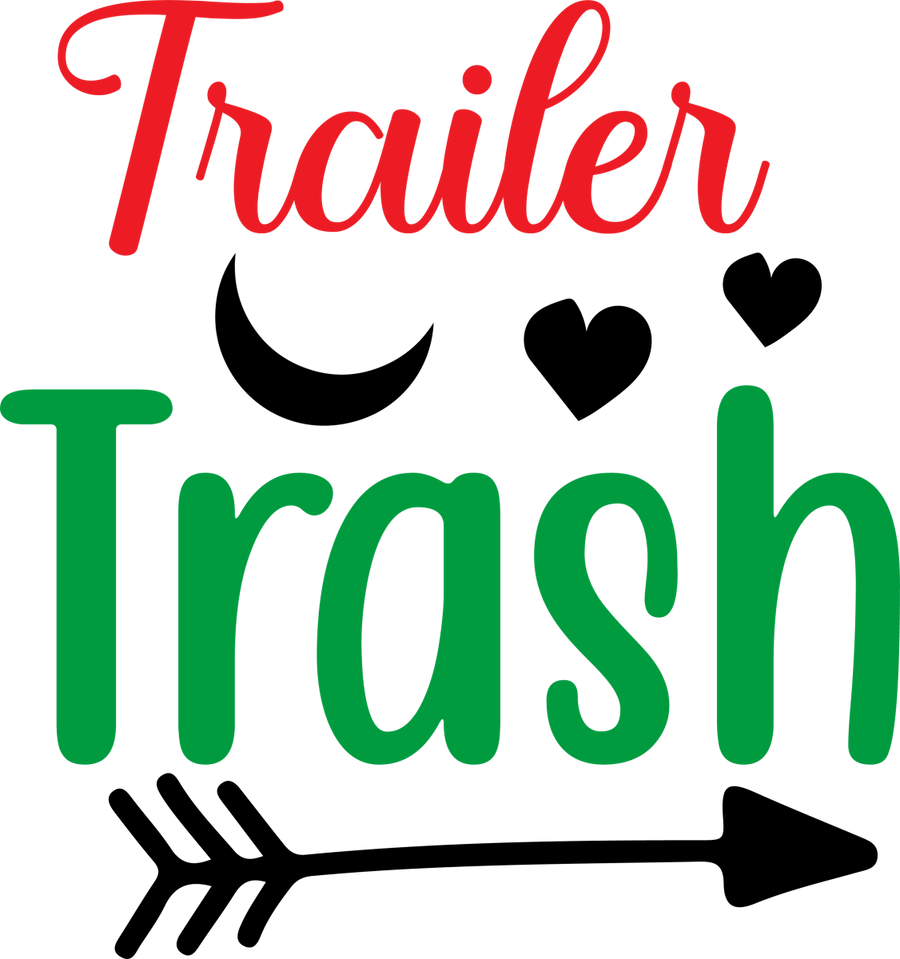Trailer Trash - 1020 Ready to Press DTF Transfer - Buy Bulk DTF