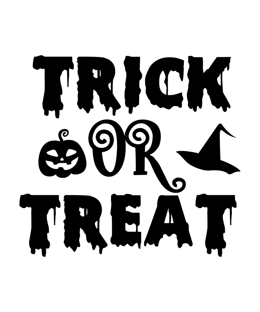 Trick Or Treat 01 Ready To Press DTF Transfer - Buy Bulk DTF