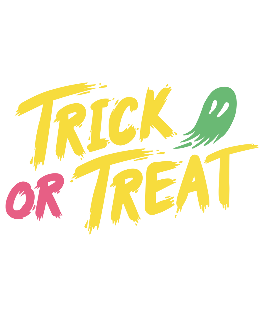 Trick or Treat 2 Ready To Press DTF Transfer - Buy Bulk DTF