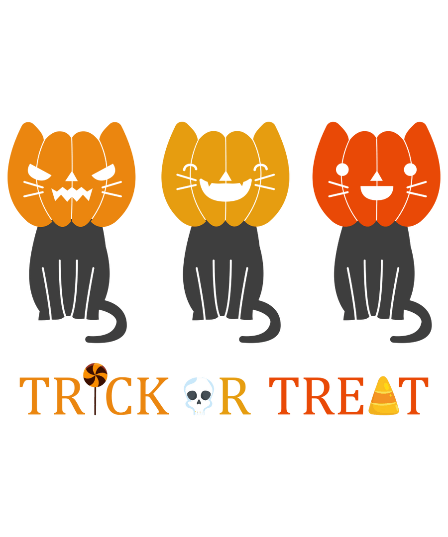 Trick or Treat Ready To Press DTF Transfer - Buy Bulk DTF