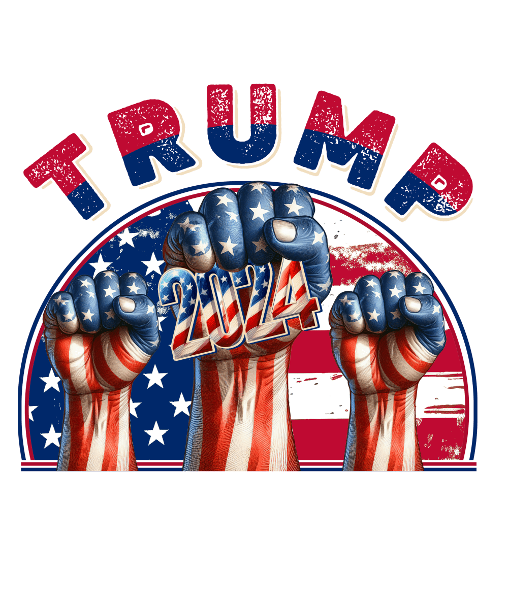 Trump Fight For America - Ready To Press DTF Transfers - Buy Bulk DTF