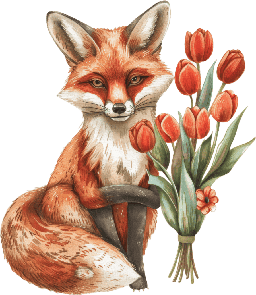 Tulip Snuggles - Ready To Press DTF Transfers - Buy Bulk DTF