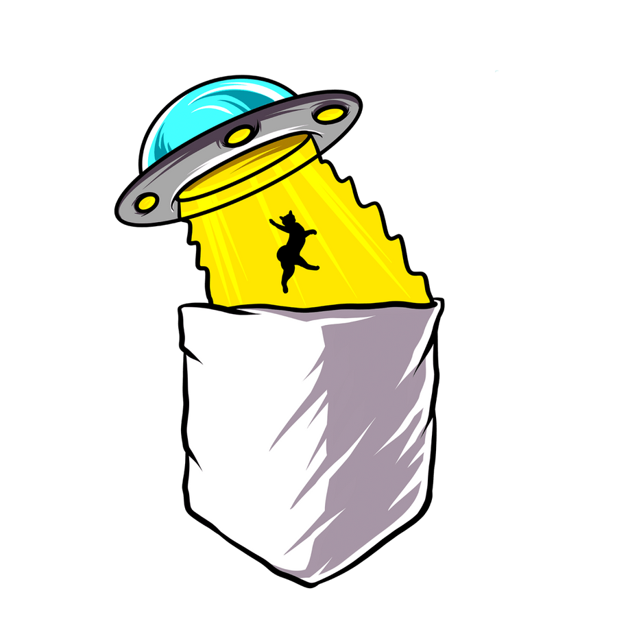 UFO Beam Pocket - Ready To Press DTF Transfers - Buy Bulk DTF