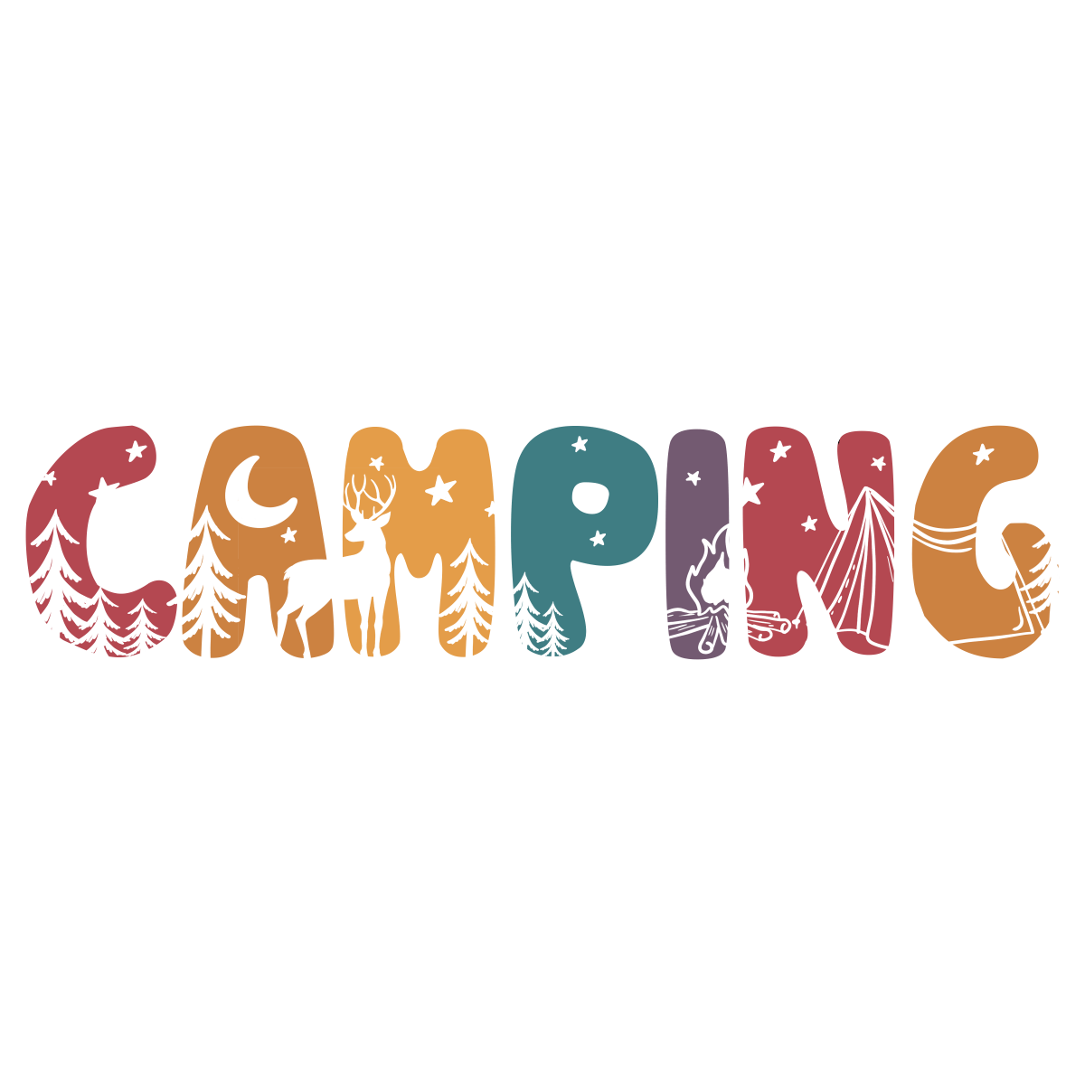 Ultimate Camping - Ready To Press DTF Transfers - Buy Bulk DTF