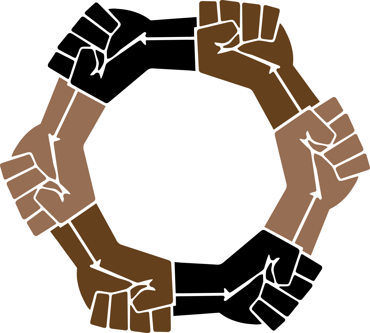 UNITED BLACK POWER FISTS - Ready To Press DTF Transfer - Buy Bulk DTF