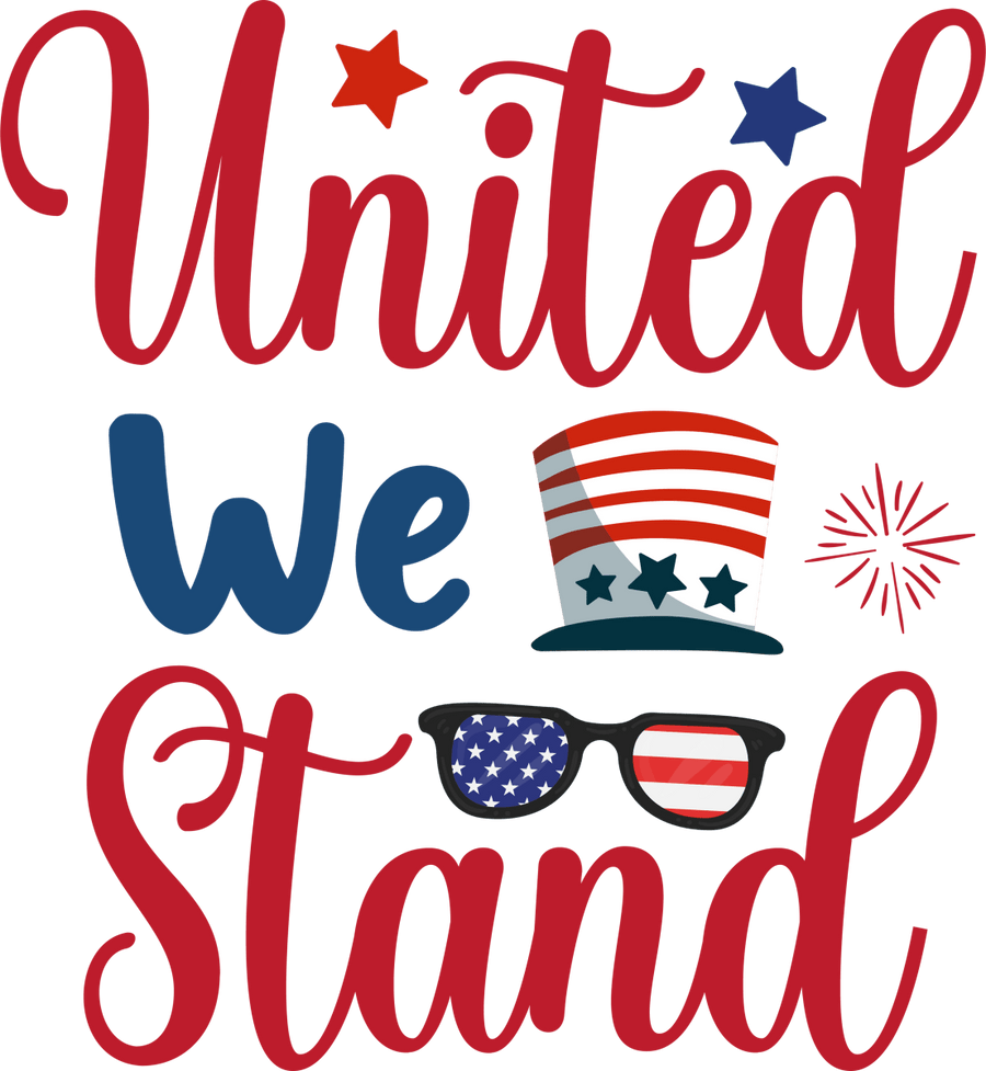 United We Stand - 1209 Ready to Press DTF Transfer - Buy Bulk DTF