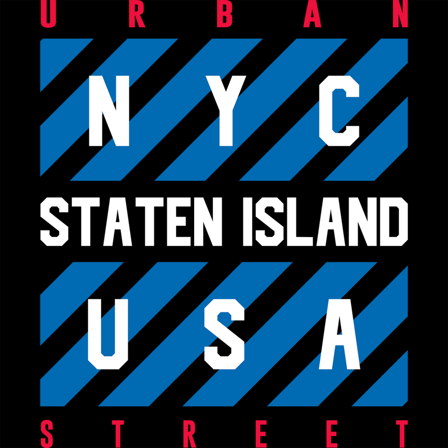 Urban Street - Staten Island - NYC USA - Ready To Press DTF Transfer - Buy Bulk DTF