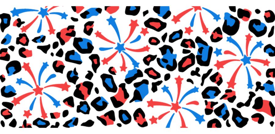 USA Firework Star UV DTF Libbey Glass Wrap - Buy Bulk DTF