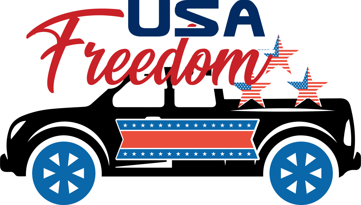 USA Freedom - 1216 Ready to Press DTF Transfer - Buy Bulk DTF