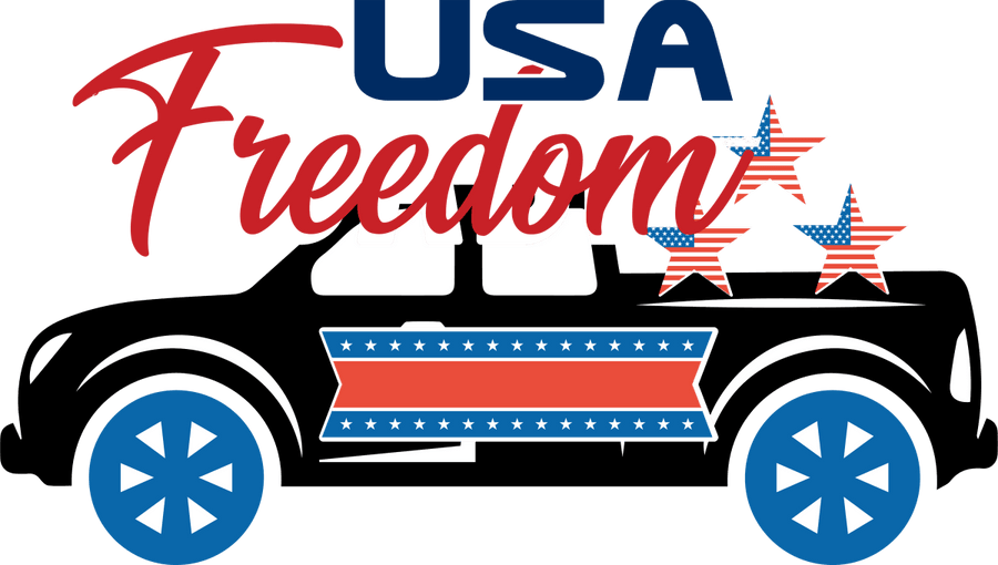USA Freedom - 1216 Ready to Press DTF Transfer - Buy Bulk DTF