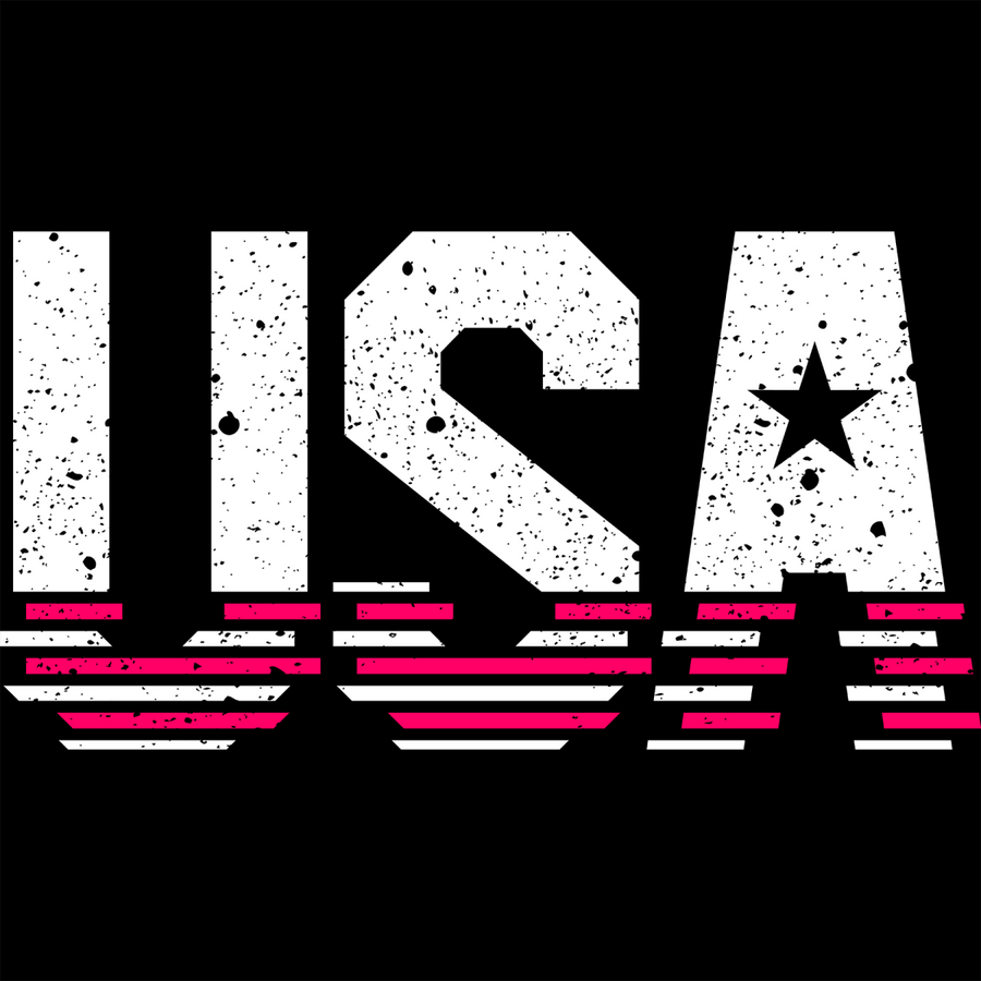 USA - Stripes - Ready To Press DTF Transfer - Buy Bulk DTF