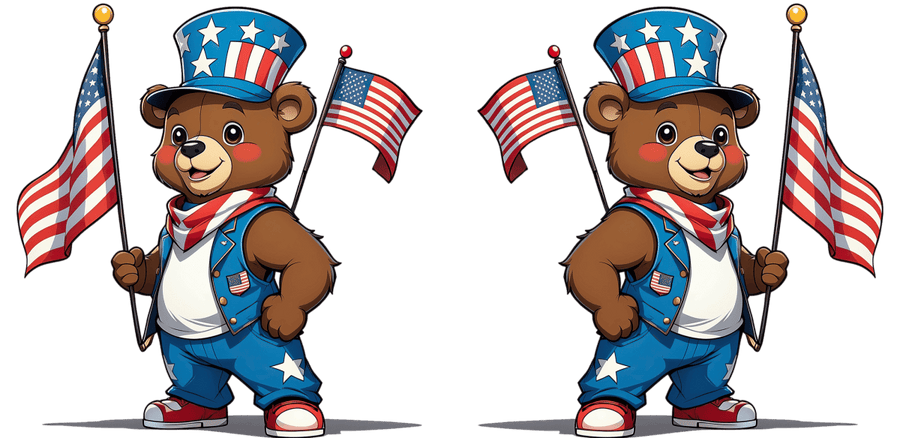 USA Tribute & Sparkles UV DTF Libbey Glass Wrap - Buy Bulk DTF