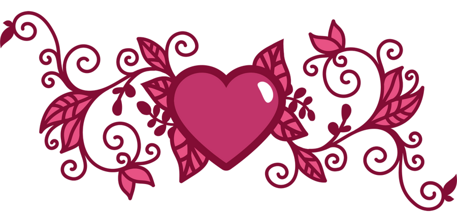 Vintage Floral Heart Libbey - UV DTF Libbey Glass Wrap - Buy Bulk DTF