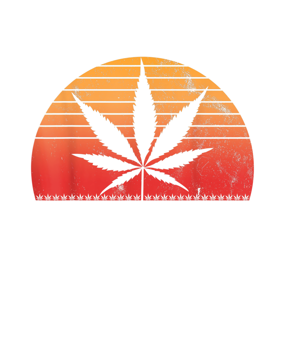 Vintage Weed Retro Marijuana Cannabis Ganja Sun T-Shirt Ready To Press DTF Transfer - Buy Bulk DTF