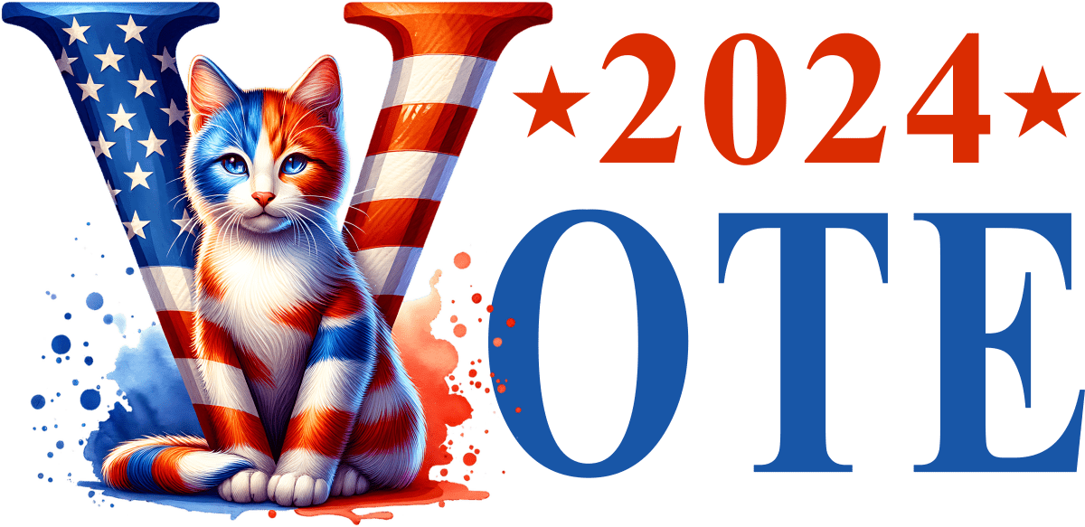 VOTE Cat Letter - Ready To Press DTF Transfers - Buy Bulk DTF