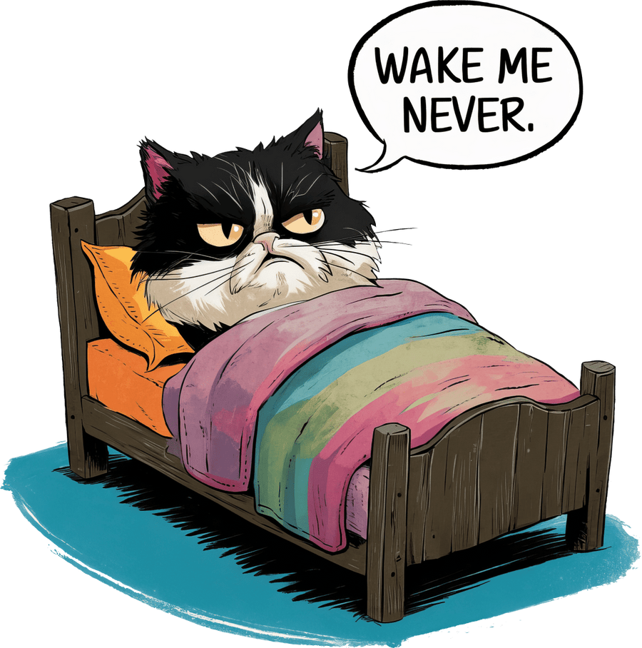 Wake Me Never - Ready To Press DTF Transfers - Buy Bulk DTF