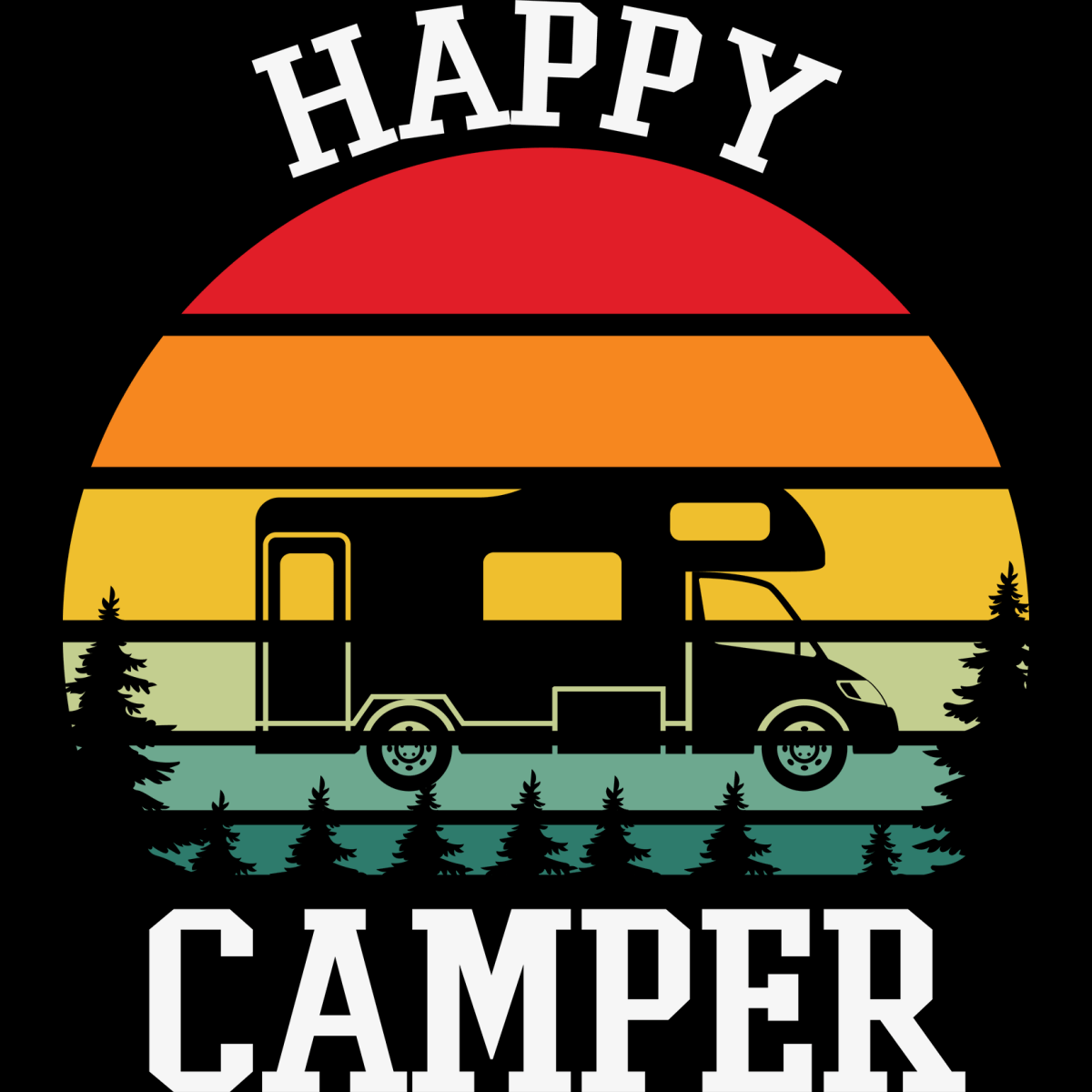 Wanderlust Vibes Camping - Ready To Press DTF Transfers - Buy Bulk DTF