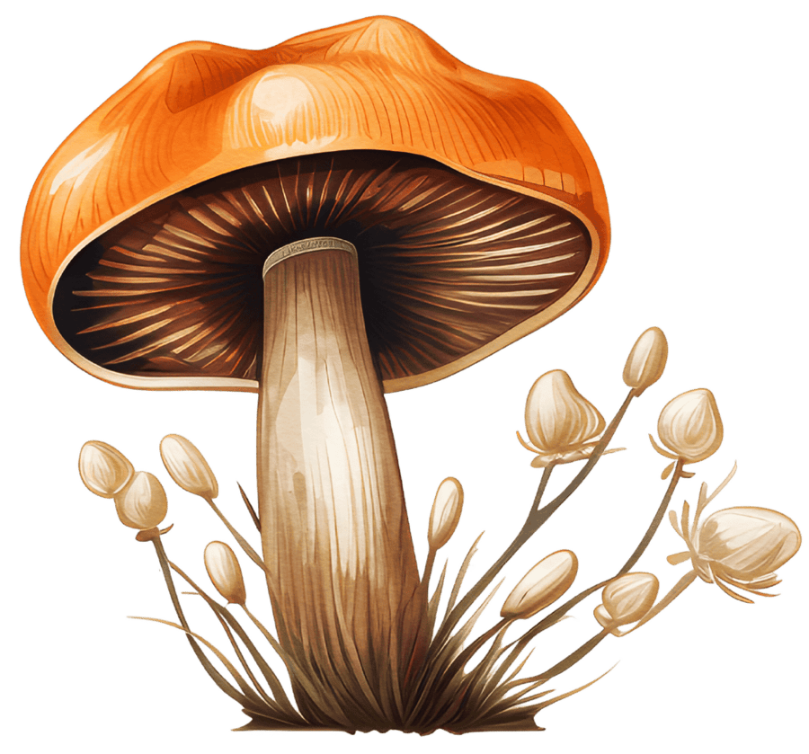 Watercolor Christmas Mushrooms and Holly Ready to Press DTF Transfers - Buy Bulk DTF