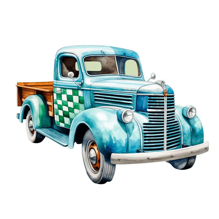 Watercolor Christmas Trucks & Fall Designs – Ready To Press DTF Transfers - Buy Bulk DTF