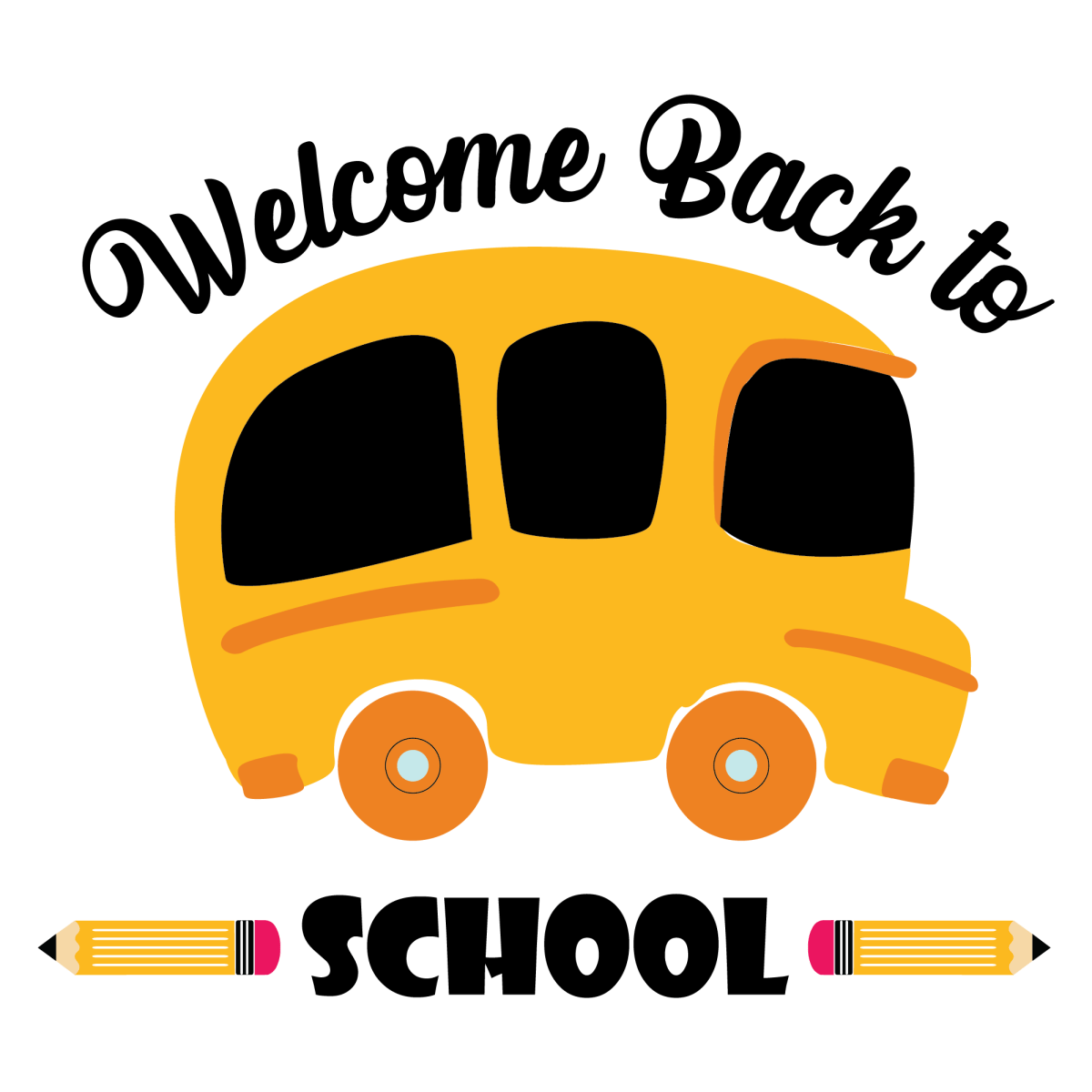 Welcome Back to School 1 - Ready To Press DTF Transfers - Buy Bulk DTF