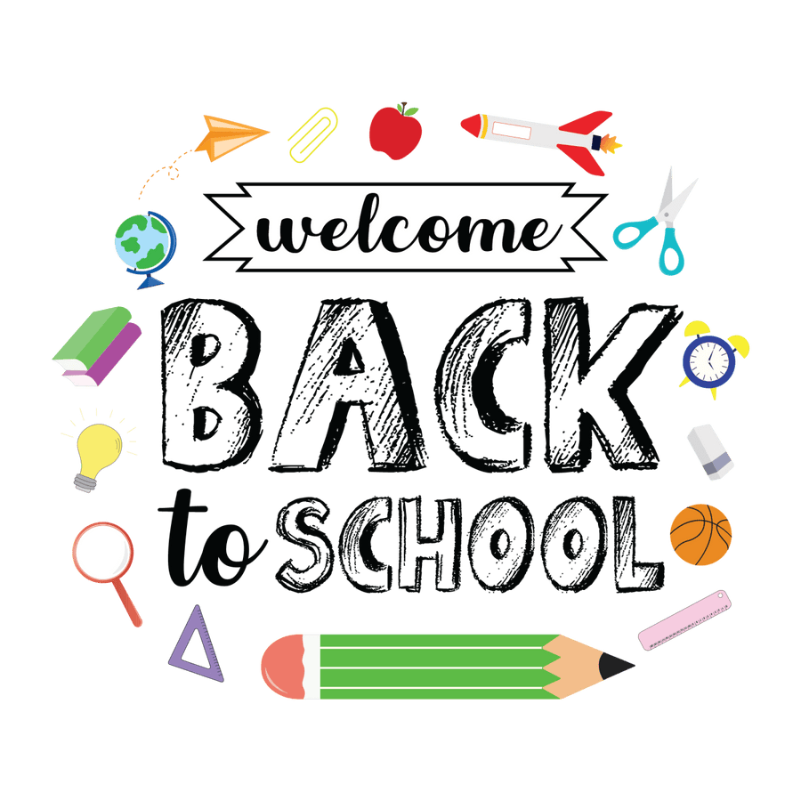 Welcome Back to School 5 - Ready To Press DTF Transfers - Buy Bulk DTF