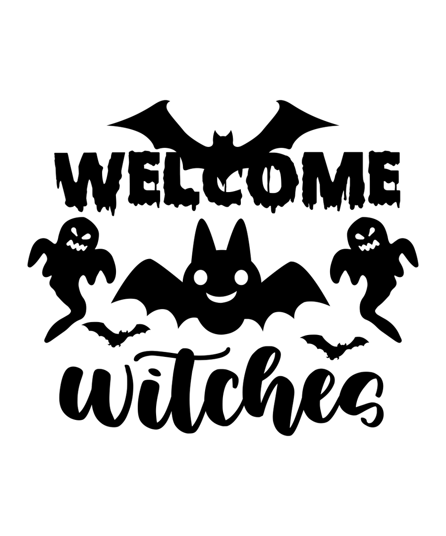 Welcome Witches - 01 Ready To Press DTF Transfer - Buy Bulk DTF