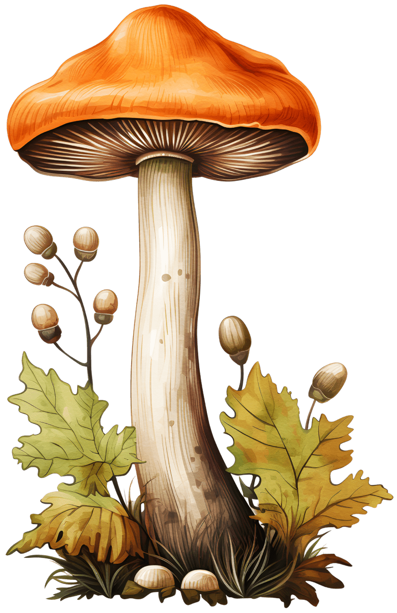 Whimsical Mushroom Watercolor Ready to Press DTF Transfers - Buy Bulk DTF