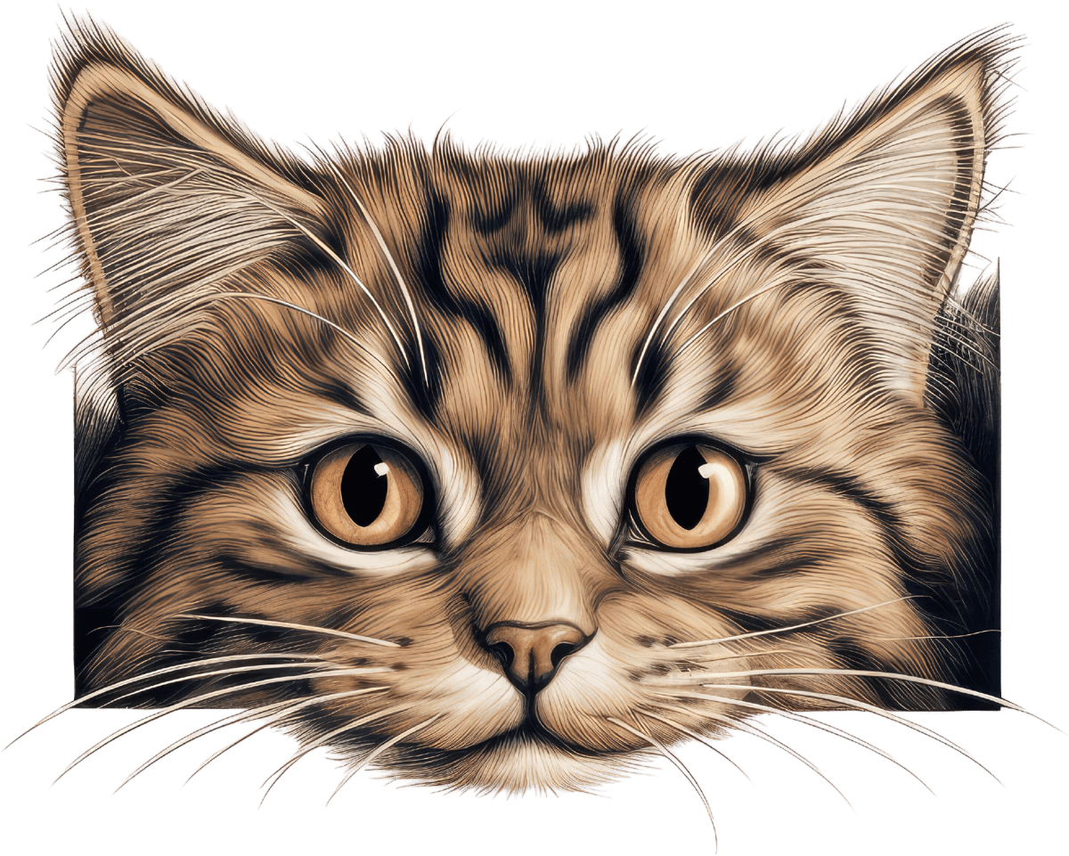 Whiskered Whimsy - Ready to Press DTF Transfers - Buy Bulk DTF