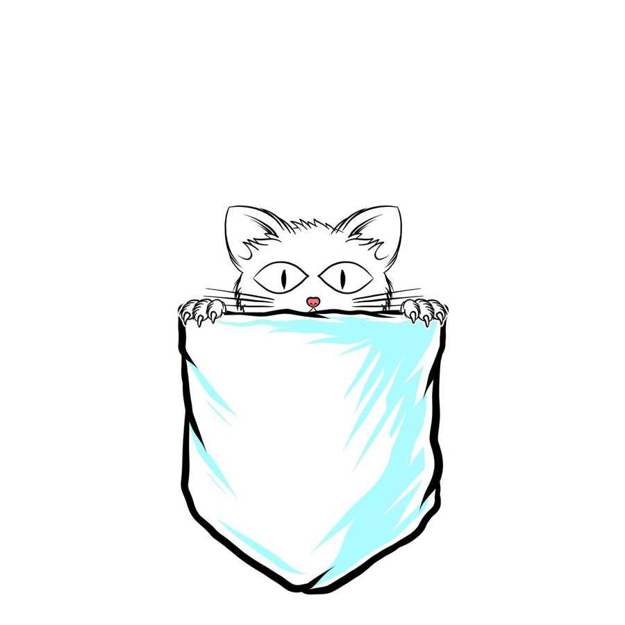 White Cat - Ready To Press DTF Transfer - Buy Bulk DTF