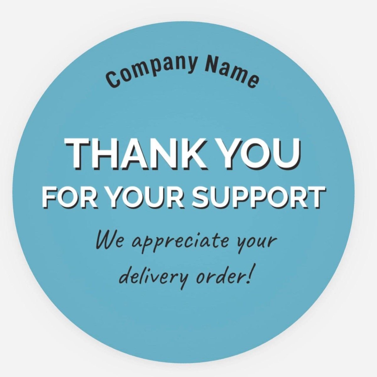 White Round Stickers, Indoor\Outdoor - Buy Bulk DTF