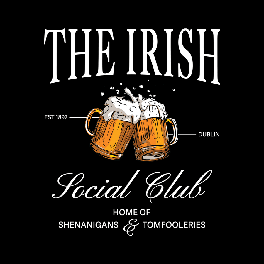 White The Irish - Ready To Press DTF Transfers - Buy Bulk DTF