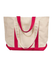 Windward Large Cotton Canvas Classic Resort Tote - Buy Bulk DTF