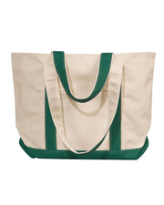 Windward Large Cotton Canvas Classic Resort Tote - Buy Bulk DTF