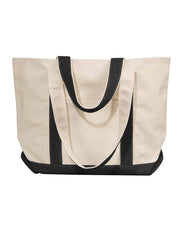 Windward Large Cotton Canvas Classic Resort Tote - Buy Bulk DTF