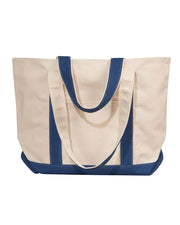 Windward Large Cotton Canvas Classic Resort Tote - Buy Bulk DTF