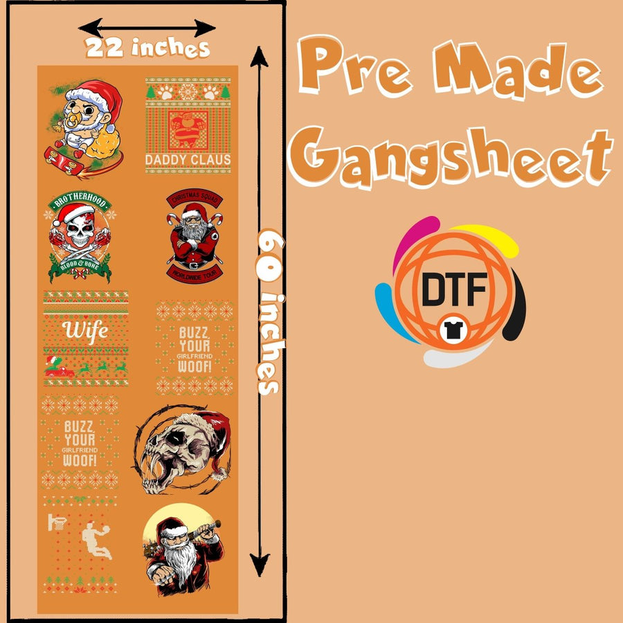 Winter Wonderland Set Premade DTF Gangsheet - Buy Bulk DTF