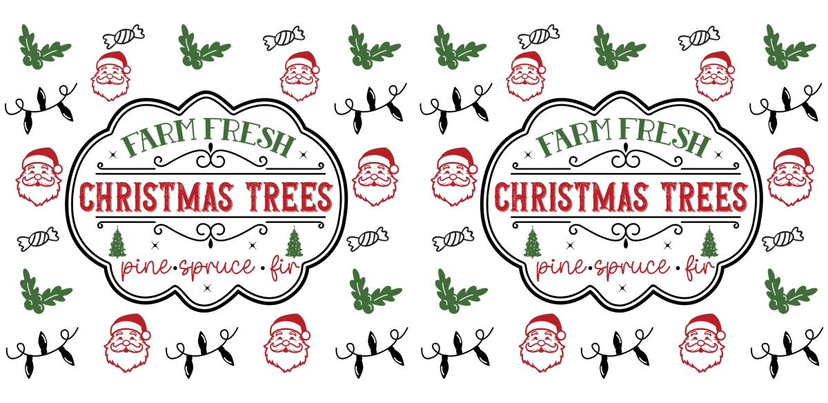 Winter Wonderland Wonders UV DTF Libbey Glass Wrap - Buy Bulk DTF