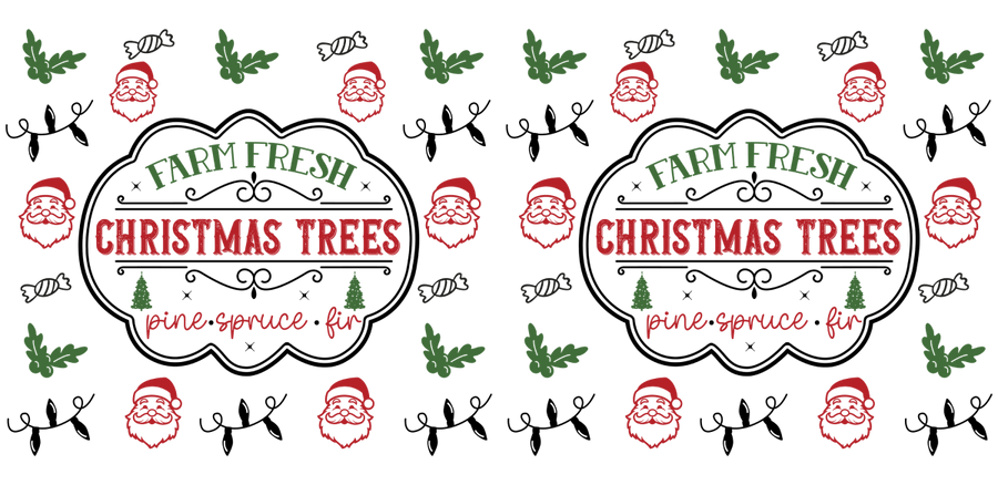 Winter Wonderland Wonders UV DTF Libbey Glass Wrap - Buy Bulk DTF