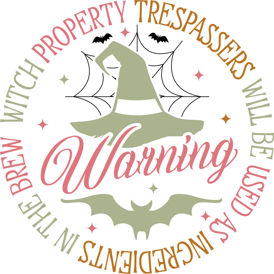 Witch Property Ready To Press DTF Transfer - Buy Bulk DTF