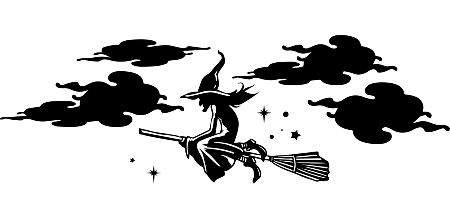 Witch Riding - UV DTF Libbey Glass Wrap - Buy Bulk DTF