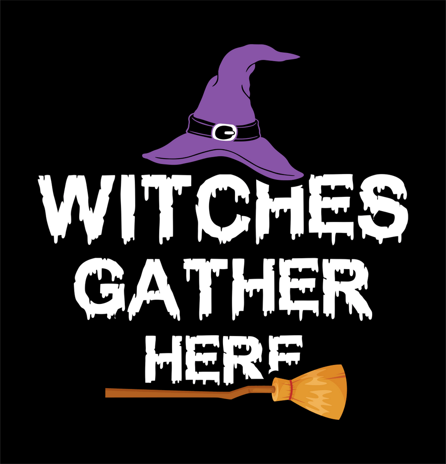 Witches Gather Here 2 Ready To Press DTF Transfer - Buy Bulk DTF
