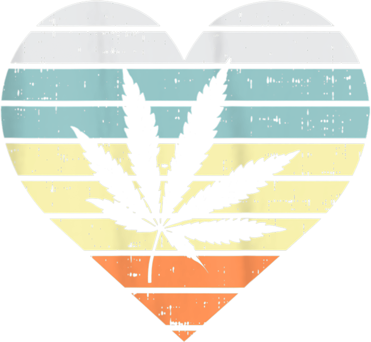 Womens Weed Cannabis Heart Retro Marijuana 420 Stoner Women Gift Tank Top Ready To Press DTF Transfer - Buy Bulk DTF