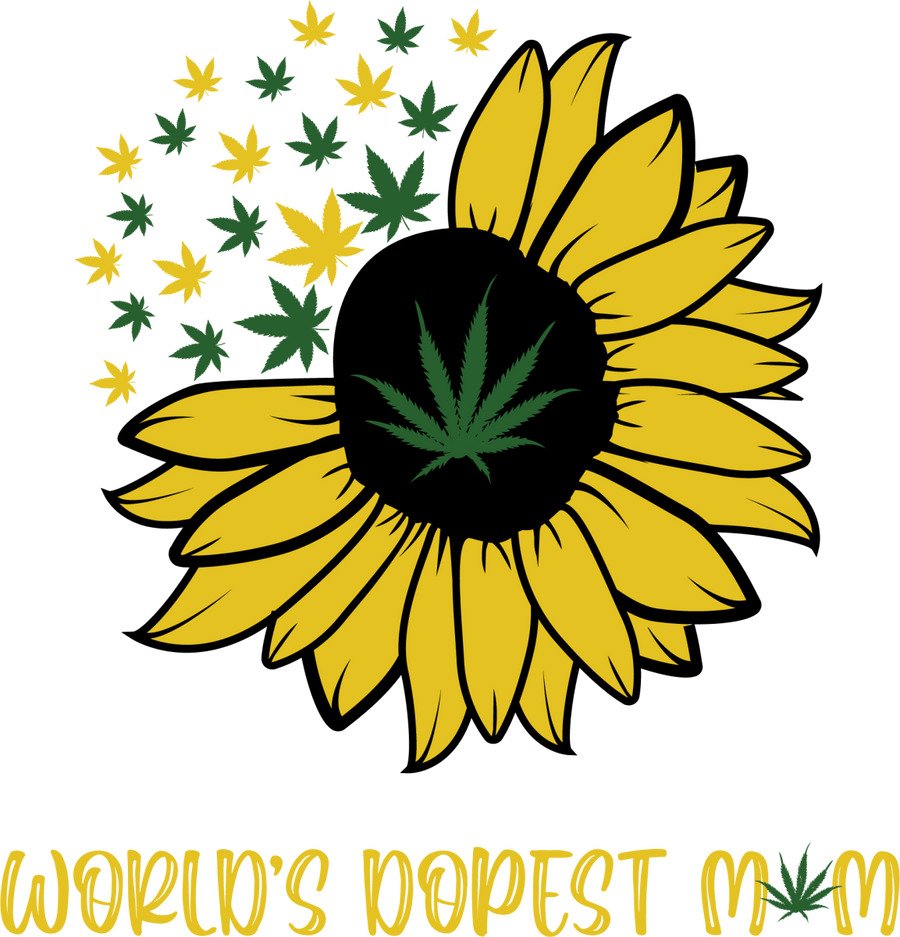 World_s Dopest Mom SVG and Cannabis png Ready To Press DTF Transfer - Buy Bulk DTF
