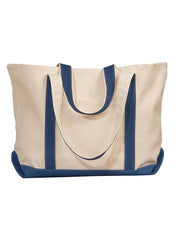 XL Cotton Canvas Resort Tote - Buy Bulk DTF