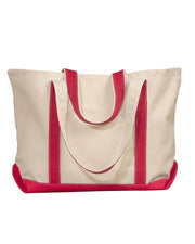 XL Cotton Canvas Resort Tote - Buy Bulk DTF